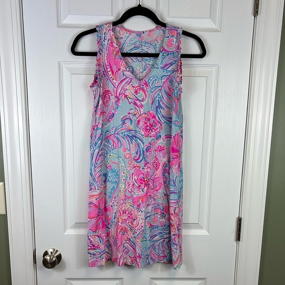 Lillly Pulitzer Aron swing dress in island de coco sz xxs